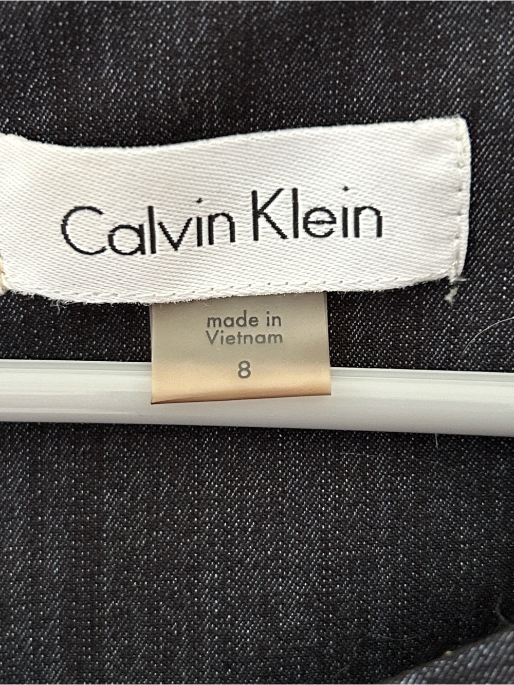 Calvin Klein charcoal Sleeveless Sheath Dress image 3